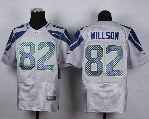 Nike Seahawks #82 Luke Willson Grey Alternate Men's Stitched NFL Vapor Untouchable Elite Jersey